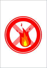 火気使用禁止の貼り紙画像9