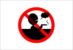 ベランダでの喫煙はご遠慮下さいの貼り紙画像3