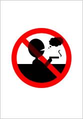 ベランダでの喫煙はご遠慮下さいの貼り紙画像9