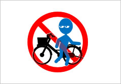 自転車は駐輪場への貼り紙画像3