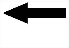矢印（パターン１）の貼り紙画像3