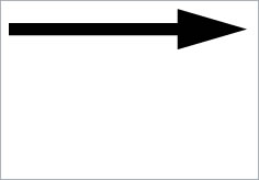 矢印（パターン１）の貼り紙画像4