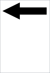 矢印（パターン１）の貼り紙画像7