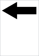 矢印（パターン１）の貼り紙画像8