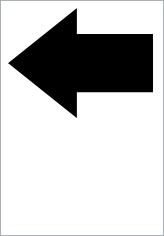 矢印（パターン１）の貼り紙画像9