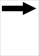 矢印（パターン１）の貼り紙画像10