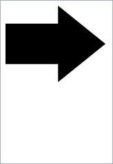 矢印（パターン１）の貼り紙画像12