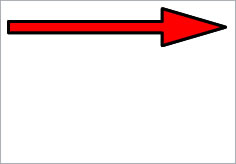 矢印（パターン２）の貼り紙画像4