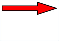 矢印（パターン２）の貼り紙画像6