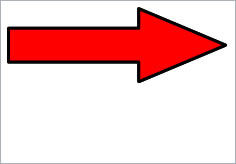 矢印（パターン２）の貼り紙画像6