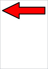 矢印（パターン２）の貼り紙画像7