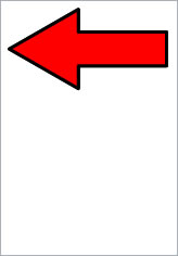 矢印（パターン２）の貼り紙画像8