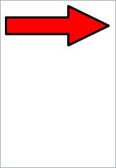 矢印（パターン２）の貼り紙画像10