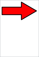 矢印（パターン２）の貼り紙画像11