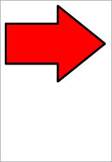 矢印（パターン２）の貼り紙画像12