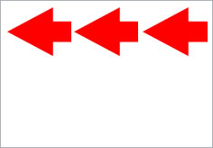 矢印（パターン３）の貼り紙画像2