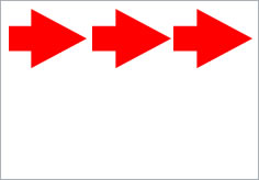 矢印（パターン３）の貼り紙画像6