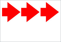 矢印（パターン３）の貼り紙画像6
