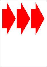 矢印（パターン３）の貼り紙画像12