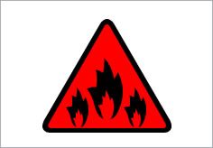 山火事危険の貼り紙画像3