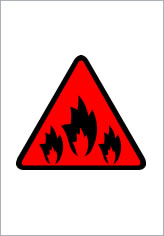 山火事危険の貼り紙画像9
