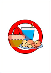 間食禁止の貼り紙画像9