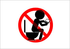トイレでゲーム禁止の貼り紙画像3