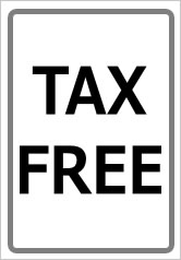 TAXFREEの貼り紙画像8
