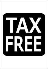 TAXFREEの貼り紙画像10