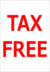 TAXFREEの貼り紙画像11