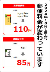 郵便料金変更注意の貼り紙画像11