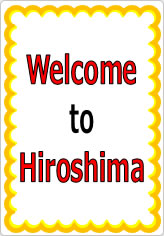 welcome to Hiroshimaの貼り紙画像05