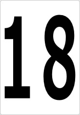 数字の貼り紙サンプル画像2